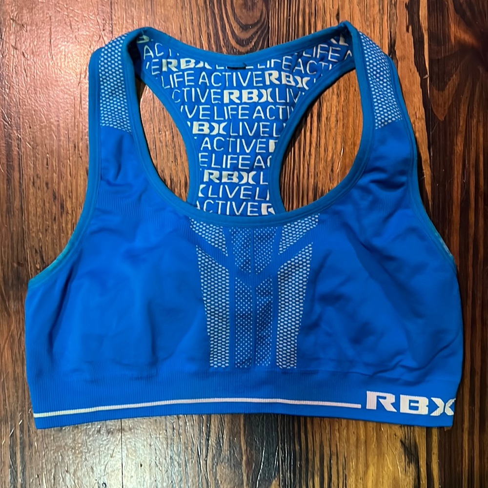 RBX, women’s seamless reversible sports bra size large